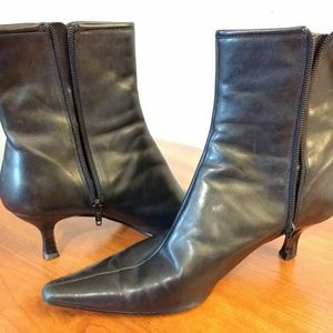 Bandolino Leather Ankle Boots, Size 9